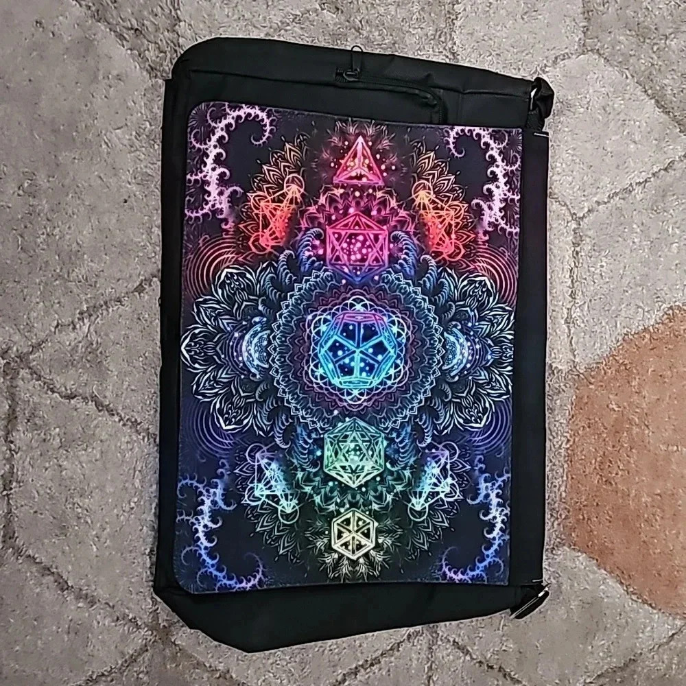 New Electro threads PLATONIC MANDALA shoulder bag